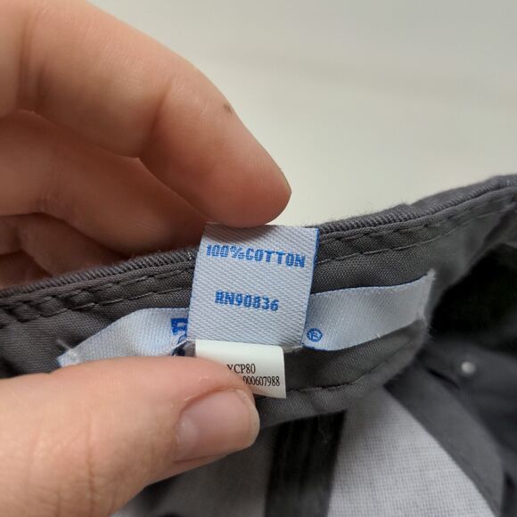 Port & Company Boy's Strapback Hat Gray Youth Embroidered W Logo - Picture 11 of 11